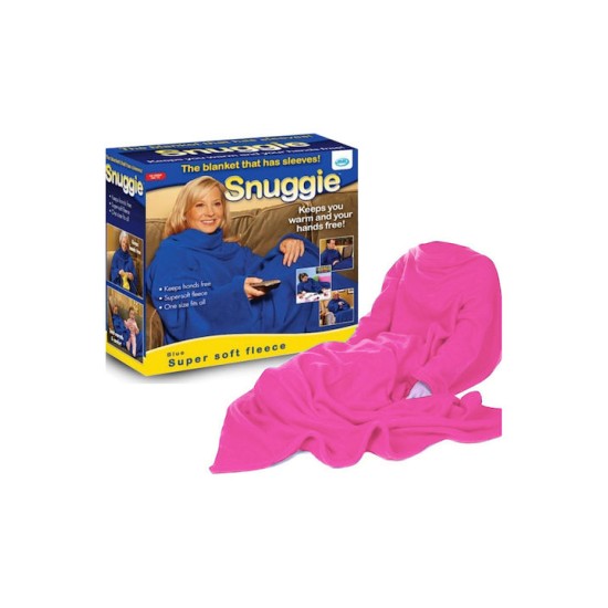 Snuggle Κουβέρτα Fleece Καναπέ 135x180εκ. Pink