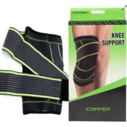 Copper Knee Support Επιγονατίδα σε Μαύρο χρώμα