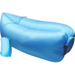 Lazy Bag Inflatable Air Sofa 650gr Φουσκωτό Στρώμα (oem) 185cm Θαλασσί
