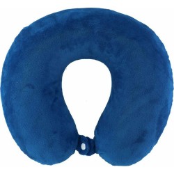 Μαξιλαράκι Ταξιδίου Memory Foam Σκούρο Μπλε oem