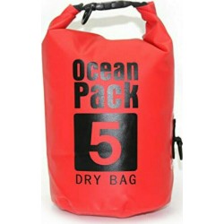 Αδιάβροχος Σάκος Παραλίας 5L - Waterproof Dry Bag ΟEM Κόκκινο