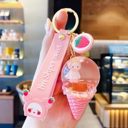 Μπρελόκ 3D Cute Cartoon Ice Cream Hello Kity Keychain 13.5cm