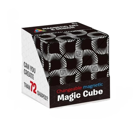 Magnetic Art & Design Magic Cube Ασπρόμαυρος