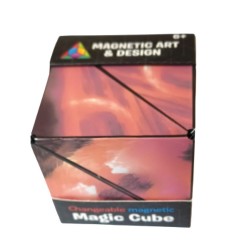 Design Fireworks Κύβος Σπαζοκεφαλιά με 72 Σχήματα Changeable Magnetic Magic Cube
