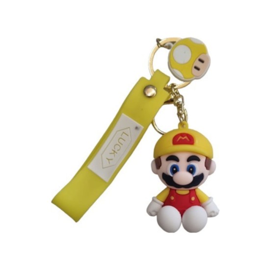 Μπρελόκ 3D Mario Yellow Keychain 13.5cm Μπρελόκ 3D Mario Yellow Keychain 13.5cm