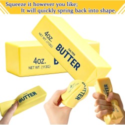 Realistic Butter Stick Squishy Soft Squeeze Toys