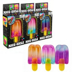 Schylling Needoh Nice-Sicle - Sensory Squeeze Toy Rainbow Colour 8.5cm