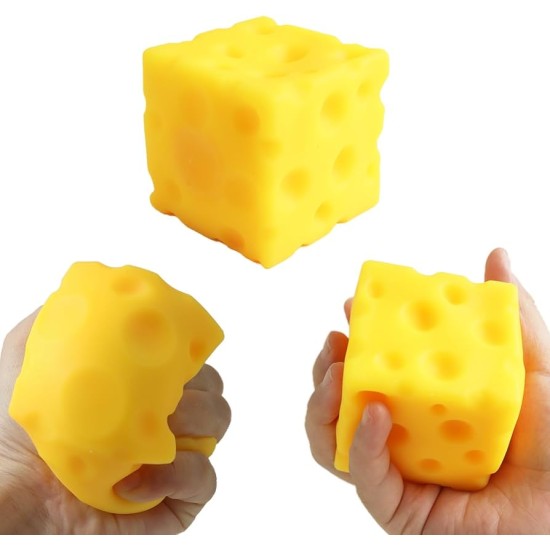 Simulation Squishy Square Cheese Stress Relief Fidget Toys