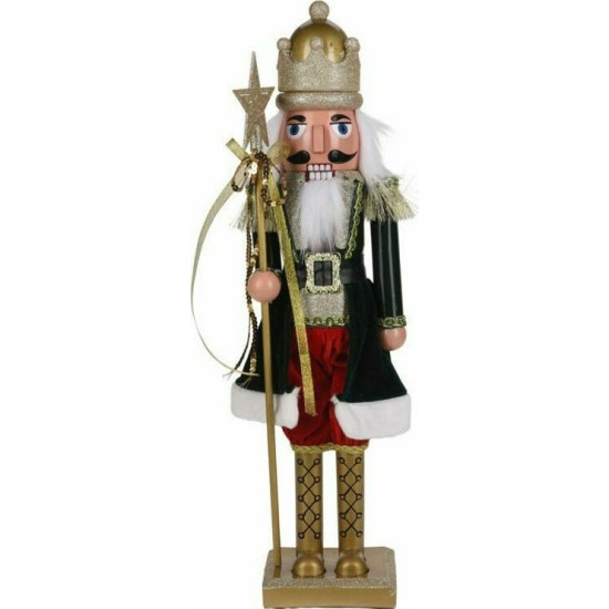 Χριστουγεννιάτικο Διακοσμητικό Καρυοθραύστης Πράσινος 38cm SU01-23 oem