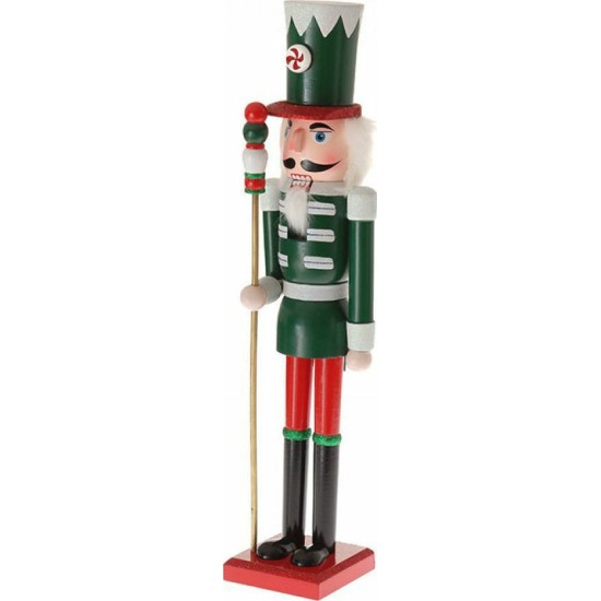 Χριστουγεννιάτικο Διακοσμητικό Καρυοθραύστης Πράσινος 58cm SU03-44 oem