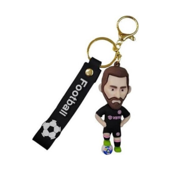 Μπρελόκ 3D Σιλικόνης 21cm Ποδοσφαίρου oem - Messi
