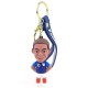 Μπρελόκ 3D Σιλικόνης 21cm Ποδοσφαιρική Φανέλα Football Stars  oem - Mbappe