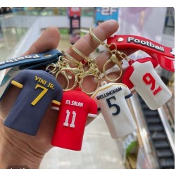 Μπρελόκ 3D Σιλικόνης 21cm Ποδοσφαιρική Φανέλα Football Stars  oem - Bellingham