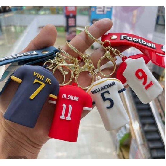 Μπρελόκ 3D Σιλικόνης 21cm Ποδοσφαιρική Φανέλα Football Stars  oem - Ronaldo