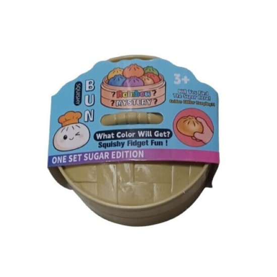 Stress Squishy Αφρώδες Πολύχρωμο (Διάφορα Σχέδια) Squishy dumpling stress ball 10 cm-1 τεμάχιο xl
