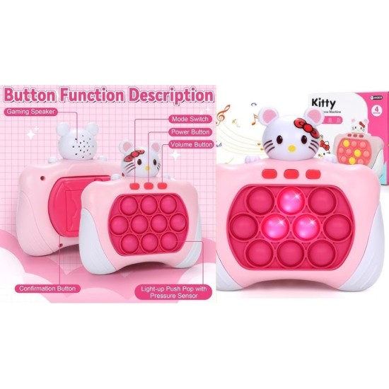 Ηλεκτρονικό Παιχνίδι Pop It Push Squid Game Hello Kitty Ηλεκτρονικό Παιχνίδι Pop It Push Squid Game Hello Kitty