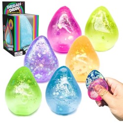 Super Solid Squish Nice Cube Swirl Fidget Toys Slow-Rebound Soft Sensory Ice Cube Glitter Drop