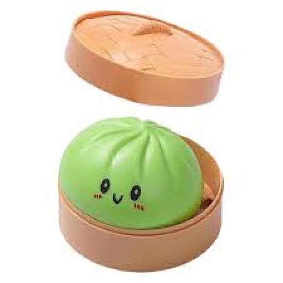 Dumpling Bun Smile Squishy Fidget Toys Soft Sensory Green