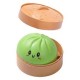 Dumpling Bun Smile Squishy Fidget Toys Soft Sensory Green
