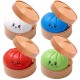 Dumpling Bun Smile Squishy Fidget Toys Soft Sensory Yellow
