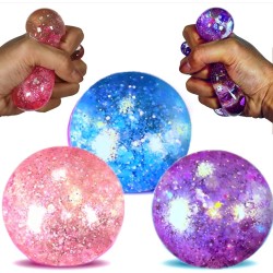 Super Solid Squish Nice Cube Swirl Fidget Toys Slow-Rebound Soft Sensory Ice Cube Glitter Stress Ball Διάφορα Χρώματα