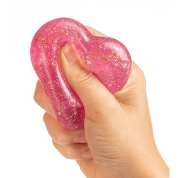Super Solid Squish Nice Cube Swirl Fidget Toys Slow-Rebound Soft Sensory Ice Cube Glitter Heart 