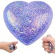 Super Solid Squish Nice Cube Swirl Fidget Toys Slow-Rebound Soft Sensory Ice Cube Glitter Heart Μωβ