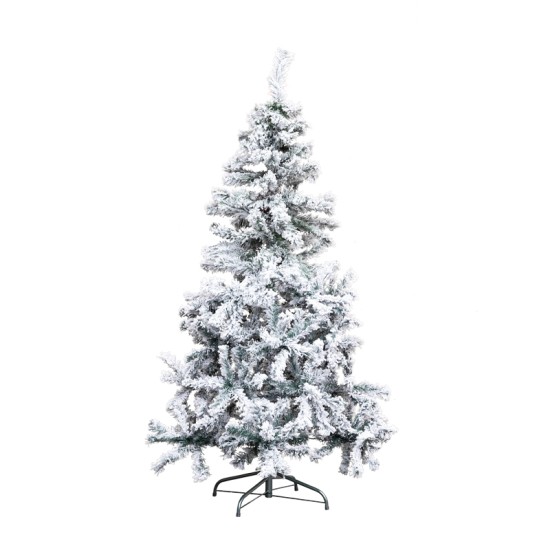 Χριστουγεννιάτικο Δέντρο Χιονισμένο 150cm μεταλική βάση
