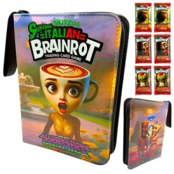 Άλμπουμ Συλλογής για Κάρτες Italian Brainrot - Trading card Game & 6 φακελάκια με 7 κάρτες oem