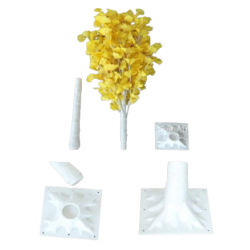 Διακοσμητικό Δέντρο με Κίτρινα Φύλλα 180cm 180LED με Θερμό Λευκό Φωτισμό