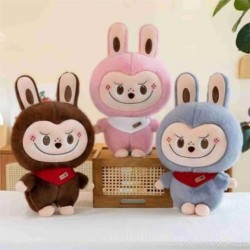 OEM Λούτρινο 25 εκ. εμπνευσμένο από Lovely Labubu Monster Άσπρο