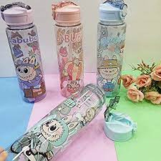 OEM Labubu Cartoon Παγούρι Νερού 750ml με ενσωματωμένο καλαμάκι OEM Labubu Cartoon Παγούρι Νερού 750ml με ενσωματωμένο καλαμάκι