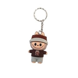 3D Μπρελόκ Σιλικόνης Labubu - 7 εκ. Winter Clothes