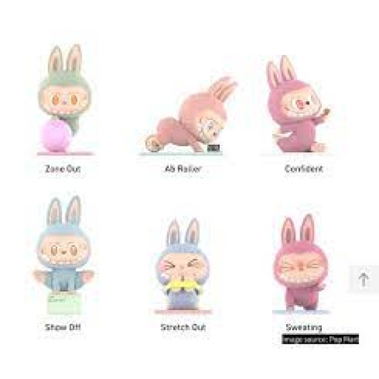 OEM Φιγούρα εμπνευσμένο από Lovely Labubu Monster Lazy Yoga Blind Box