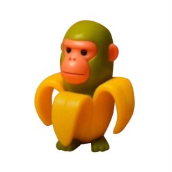 2025 New Italian Brainrot 3D Figure 8εκ. Chimpanzini Bananini