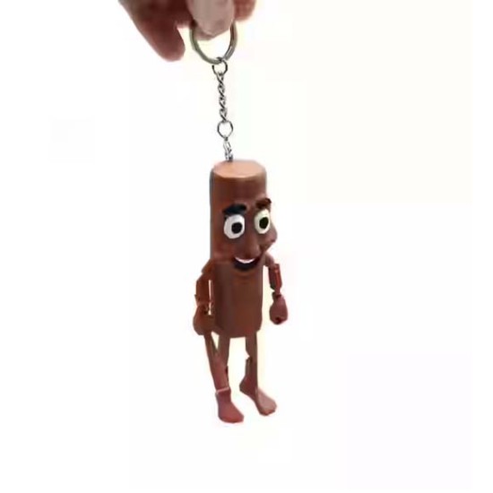 Italian Brainrot Tung Sahur Toy - Italian Brainrot Tung Tung Tung Sahur Keychain - 3D Printed Keychain