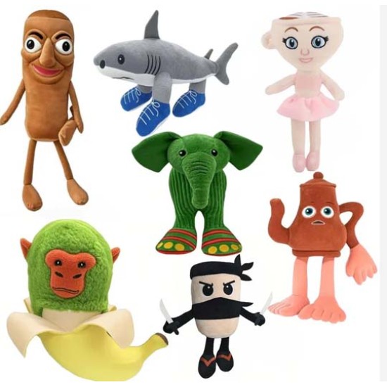 Italian Brainrot Animals Toy Collection Λούτρινο Κουκλάκι 15εκ. Τυχαίο Σχέδιο