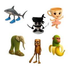 Italian Brainrot Animals Toy Collection squishy Τυχαίο Σχέδιο