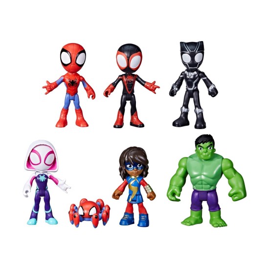 Spidey and His Amazing Friends - Team Spidey and Friends Collection Figure Toys Φιγούρα 12εκ. Τυχαίο Σχέδιο με 3 κάρτες Δώρο