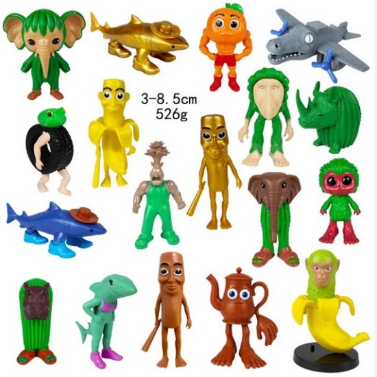 2025 New Italian Brainrot 3D Figure 8εκ. Chimpanzini Bananini