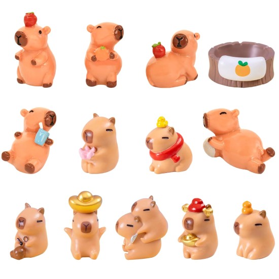 HAPPY CAPYBARA FIGURINE BLIND BOX 3D Trading Figure Φιγούρα 10εκ. Τυχαίο Σχέδιο με κάρτα Δώρο