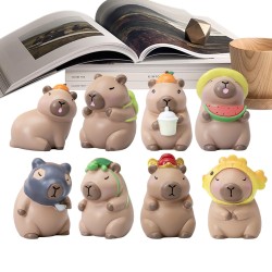 HAPPY CAPYBARA FIGURINE BLIND BOX 3D Trading Φιγούρα 10εκ. Τυχαίο Σχέδιο με κάρτα Δώρο