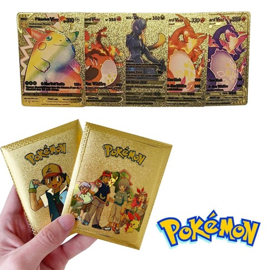 Pokemon Golden Cards English Version Φακελάκι με 15τμχ κάρτες oem