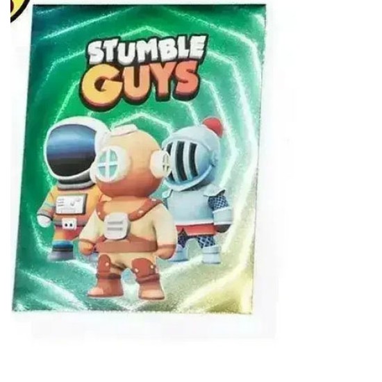 Stumble Guys Green Trading Cards English Version Πακέτο με 10τμχ κάρτες oem