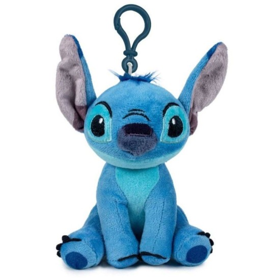 Λούτρινο Stitch Μπρελόκ 12εκ Μπλε oem