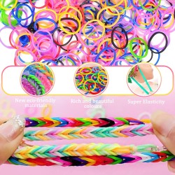 DIY Fashion Loom Bands Set for Bracelets in 34 Colours