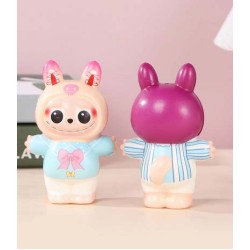 NEW Labubu Stress Relief Squishy Toy PU Exciting Macaron