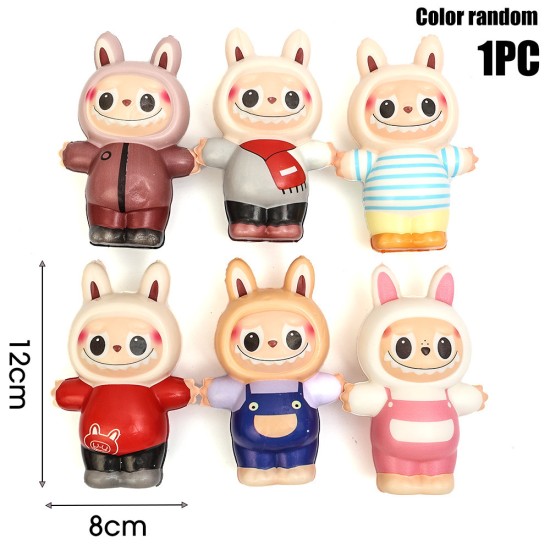 NEW Labubu Stress Relief Squishy Toy PU Slow Rebound Decompression Toy Pinch NEW Labubu Stress Relief Squishy Toy PU Slow Rebound Decompression Toy Pinch