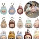 OEM Labubu Cartoon Plush Head Keychain Bag Fashion Σετ 2 τμχ OEM Labubu Cartoon Plush Head Keychain Bag Fashion Σετ 2 τμχ