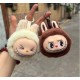 OEM Labubu Cartoon Plush Head Keychain Bag Fashion Σετ 2 τμχ OEM Labubu Cartoon Plush Head Keychain Bag Fashion Σετ 2 τμχ